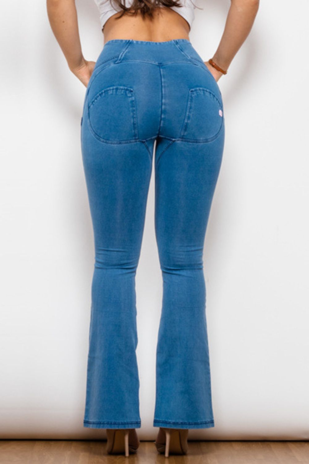 Zip-Up Wide Waistband Long Jeans - Bottoms - Pants - 2 - 2024