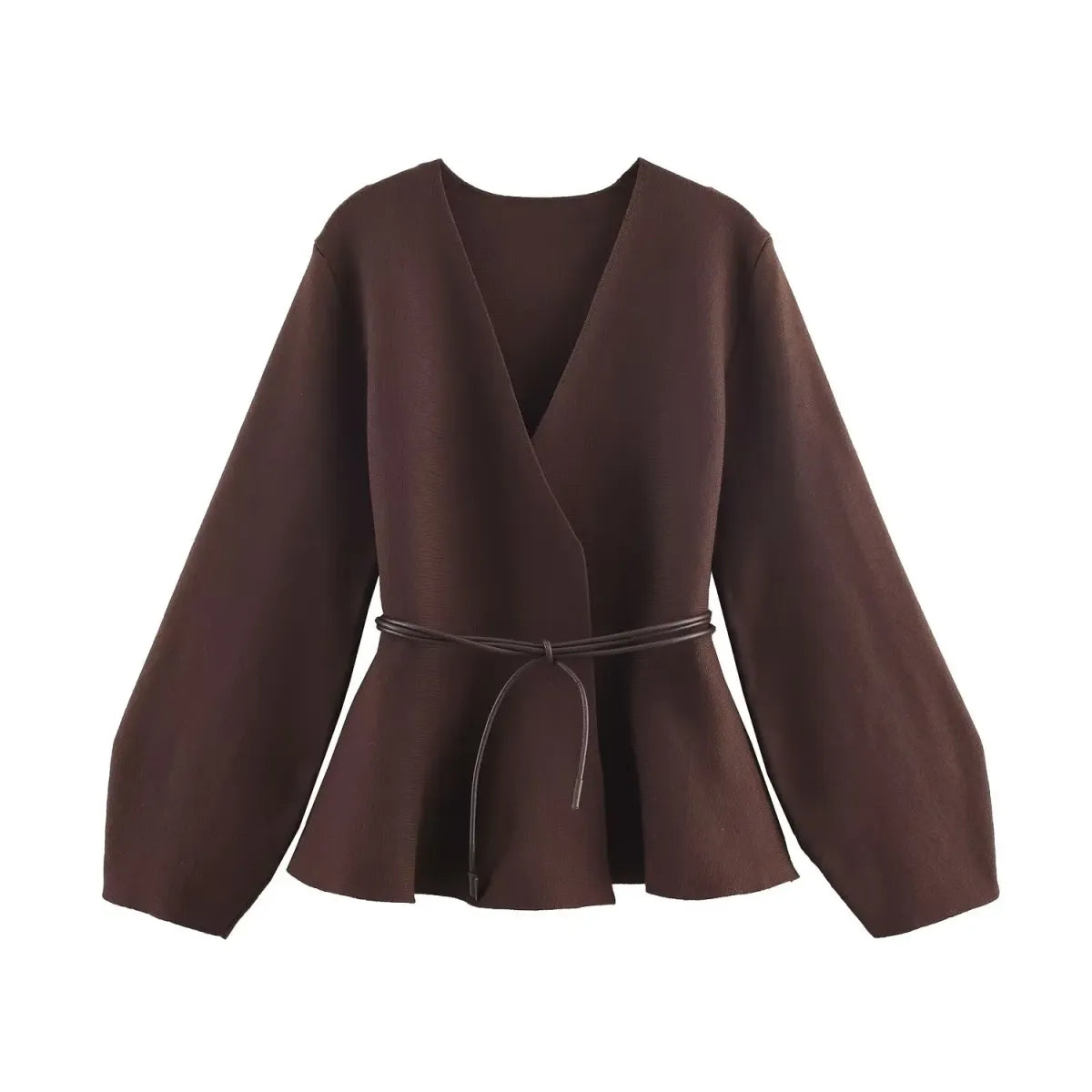 Bow Tie V-Neck Knit Cardigan - Autumn 2025 - Women’s Clothing & Accessories - Cardigan - 1