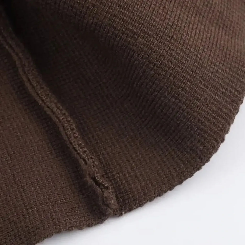 Bow Tie V-Neck Knit Cardigan - Autumn 2025 - Women’s Clothing & Accessories - Cardigan - 6