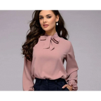 Bow Tie Blouse - Women’s Clothing & Accessories - 12