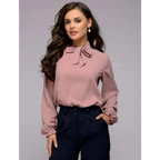 Bow Tie Blouse - Women’s Clothing & Accessories - 3