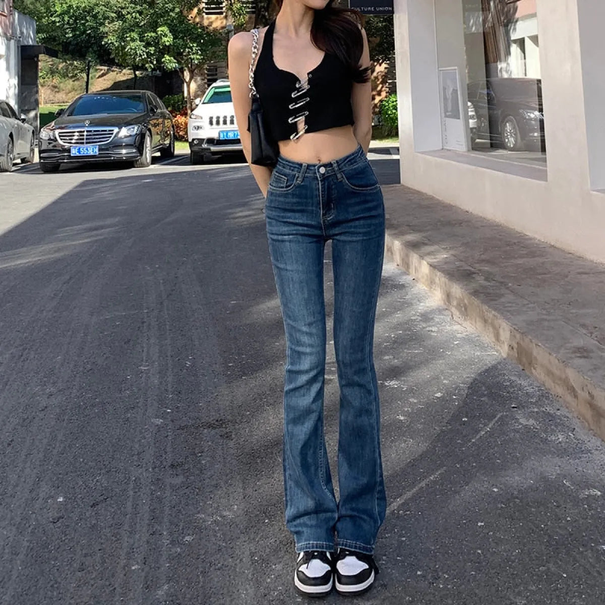 Elastic Boyfriend Style Denim Jeans - Best Sellers - 1