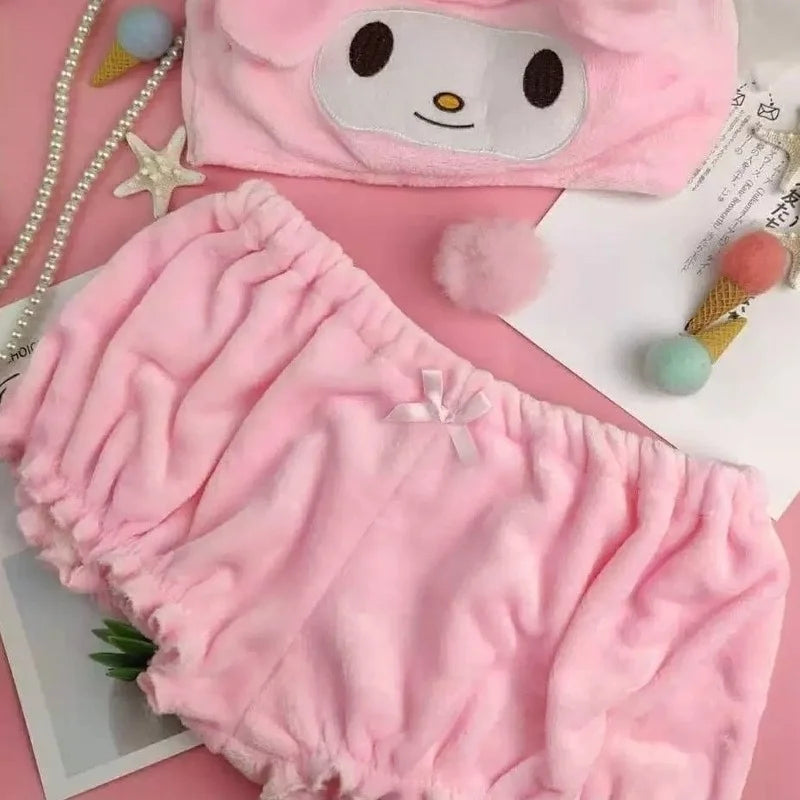 Kuromi My Melody Cinnamoroll Pajamas - Bras - Pajamas - 3 - 2024