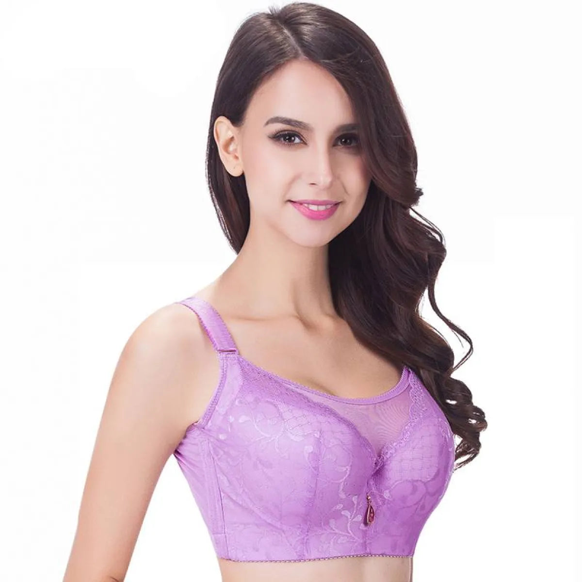 Push-Up Breathable Lace Bra - Women’s Clothing & Accessories - 4