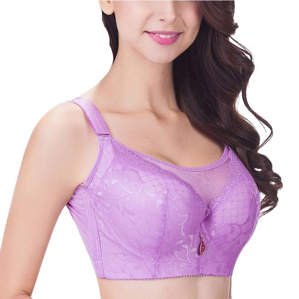 Push-Up Breathable Lace Bra - Women’s Clothing & Accessories - 5