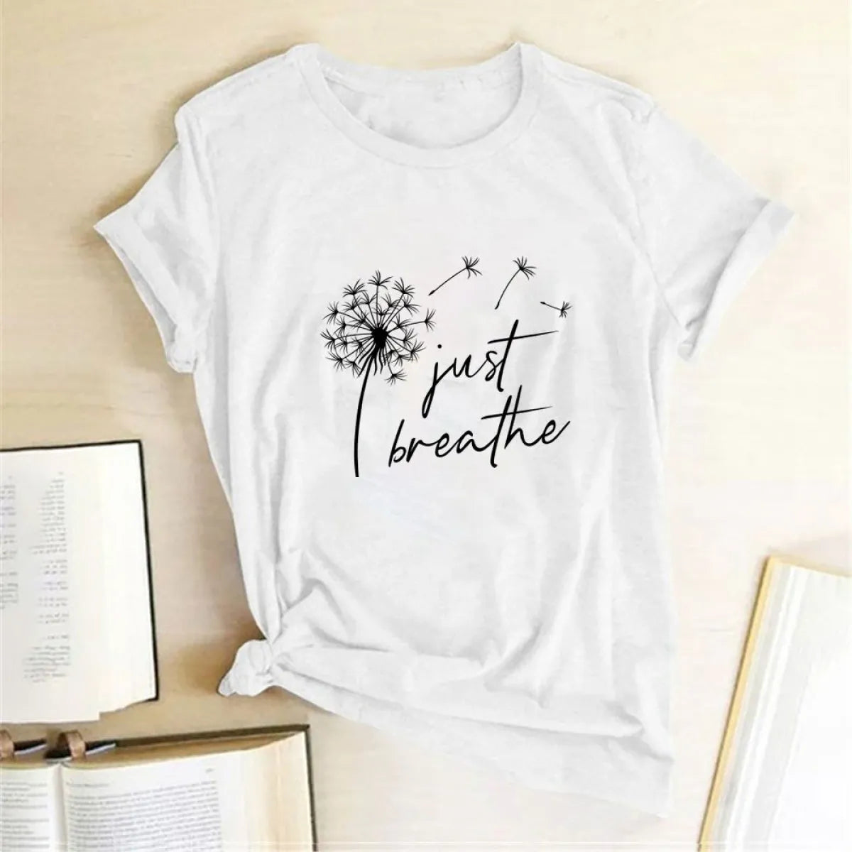 Dandelion Just Breathe - T-Shirts - 10