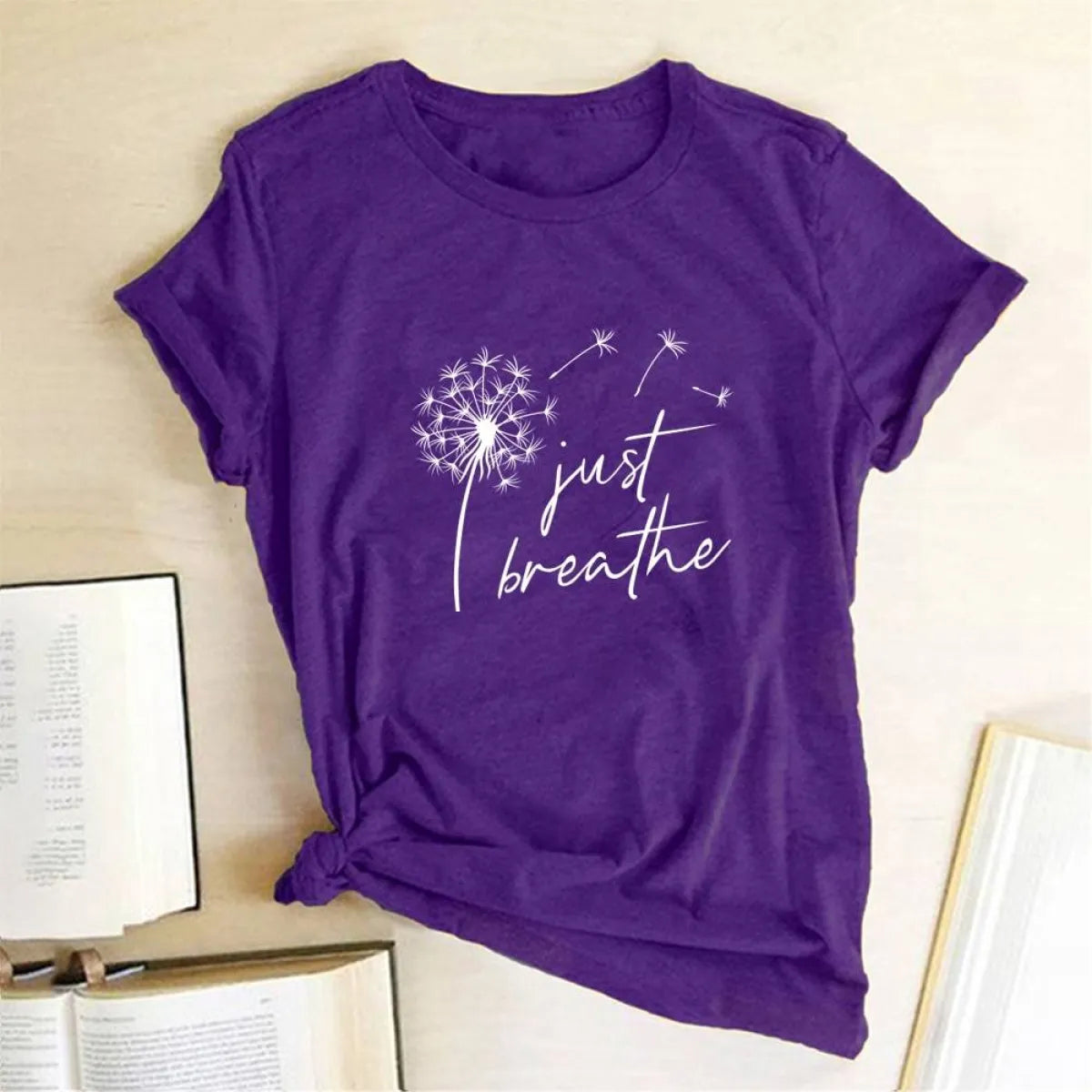 Dandelion Just Breathe - T-Shirts - 14