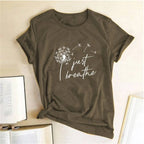Dandelion Just Breathe - T-Shirts - 15