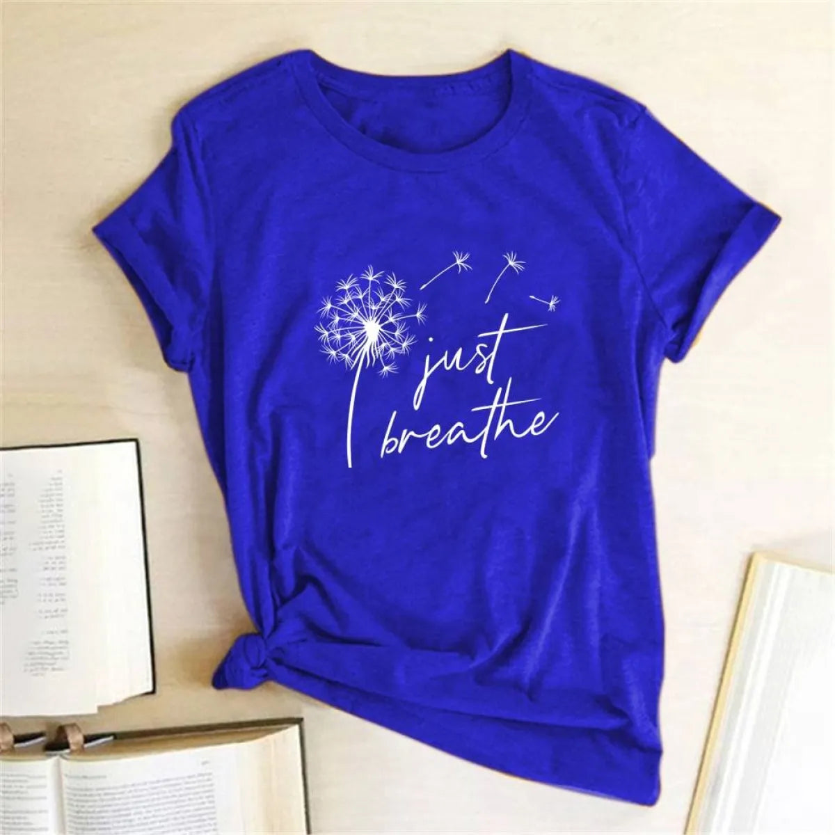 Dandelion Just Breathe - T-Shirts - 18