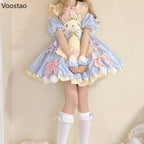 Pastel Lolita Bunny Bow Dress - All Dresses - Lolita Dress - 13