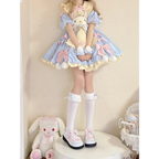 Pastel Lolita Bunny Bow Dress - All Dresses - Lolita Dress - 15