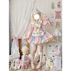 Pastel Lolita Bunny Bow Dress - All Dresses - Lolita Dress - 16