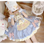 Pastel Lolita Bunny Bow Dress - All Dresses - Lolita Dress - 2