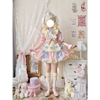 Pastel Lolita Bunny Bow Dress - All Dresses - Lolita Dress - 21