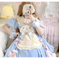 Pastel Lolita Bunny Bow Dress - All Dresses - Lolita Dress - 26