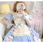 Pastel Lolita Bunny Bow Dress - All Dresses - Lolita Dress - 26