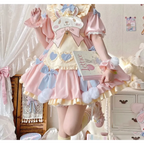 Pastel Lolita Bunny Bow Dress - All Dresses - Lolita Dress - 3