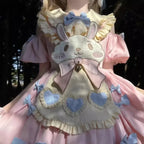 Pastel Lolita Bunny Bow Dress - All Dresses - Lolita Dress - 4