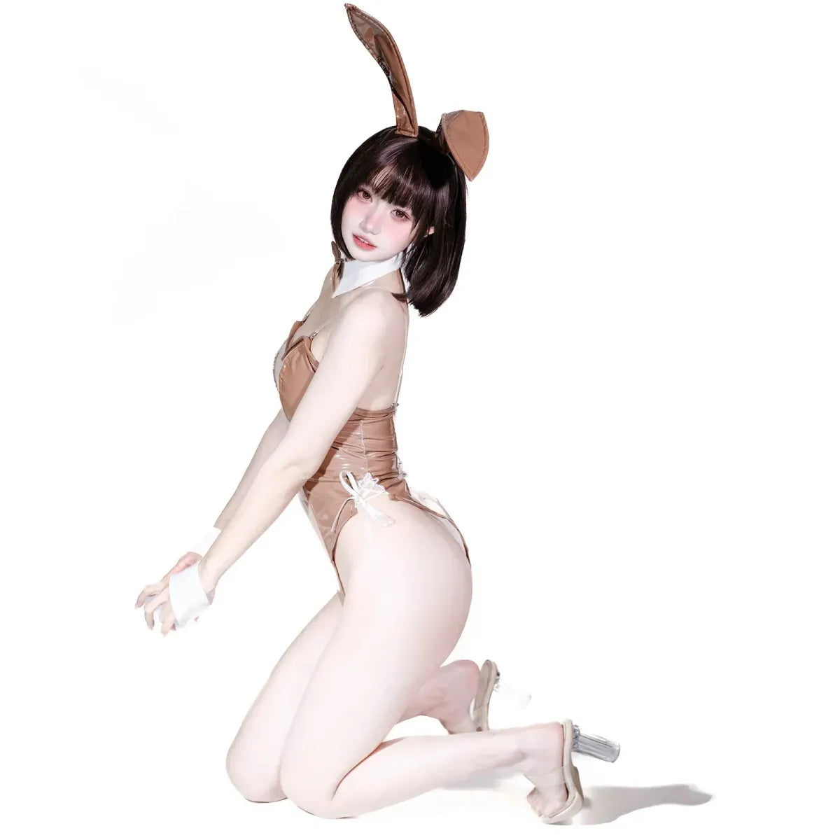 Sexy Bunny Girl Costume - Transparent Halloween Cosplay Jumpsuit - Women’s Clothing & Accessories - Cosplay - 5