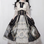 Vintage Butterfly Lace Dress Set - All Dresses - 1