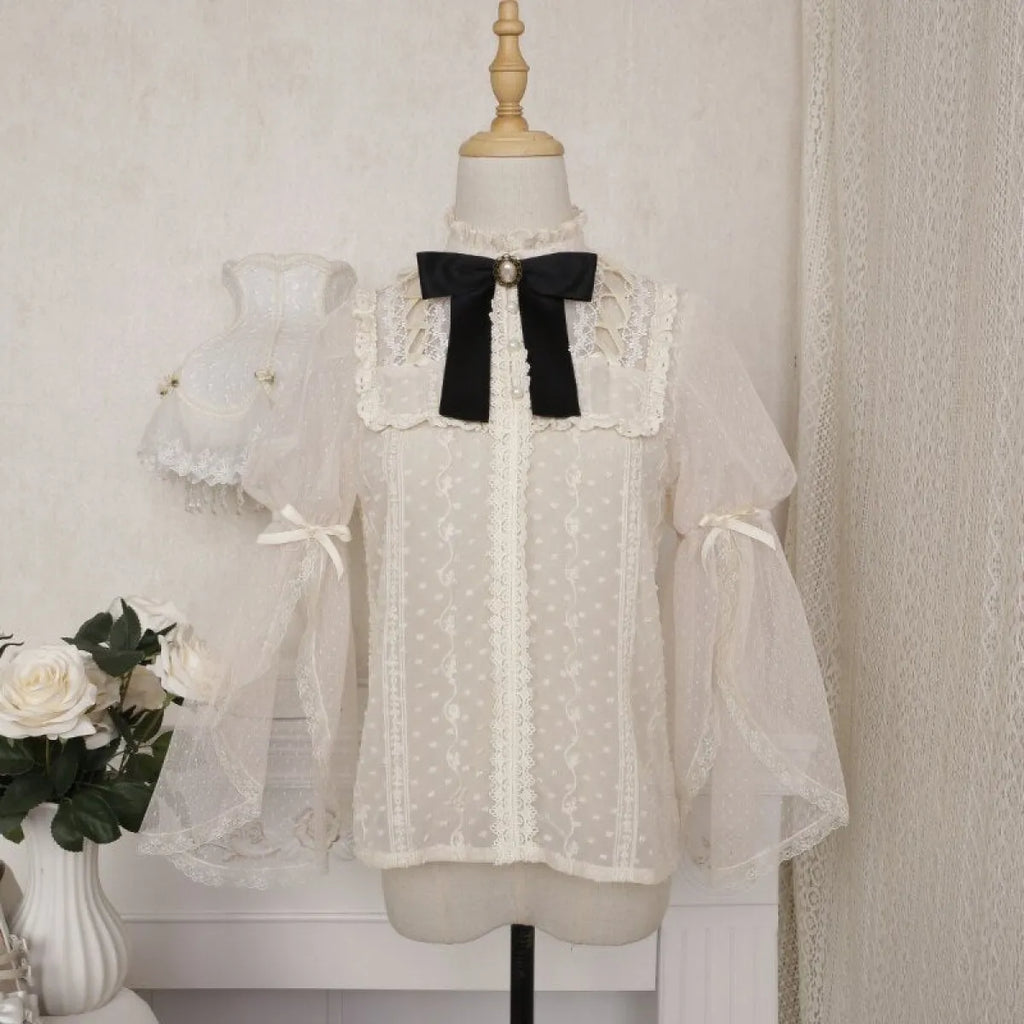 Vintage Butterfly Lace Dress Set - All Dresses - 5
