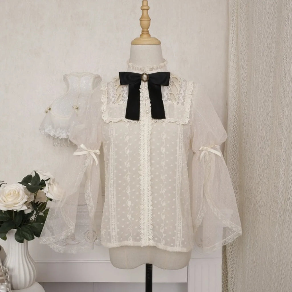 Vintage Butterfly Lace Dress Set - All Dresses - 7