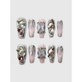 Butterfly Trap 3D Gemstone Press-On Nails - Harajuku Style - Cosmetics - 1
