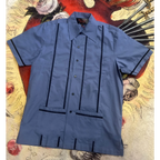 Men’s Working Blues Cocktail Shirt - T-Shirts - Button-Up Shirt - 2