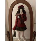 Off-Shoulder Bow Knit Sweater – Lolita E-Girl Style - Sweaters - Women’s Sweaters - 5