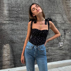 Lace Up Crop Tops - Women’s Clothing & Accessories - 2