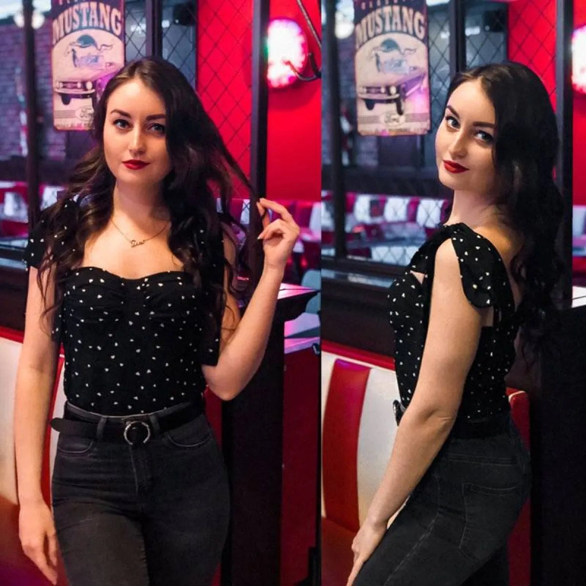 Lace Up Crop Tops - Women’s Clothing & Accessories - 4