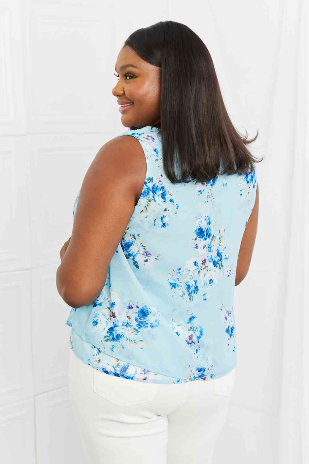 Off To Brunch Full Size Floral Tank Top - Camis & Tops - Shirts & Tops - 2 - 2024