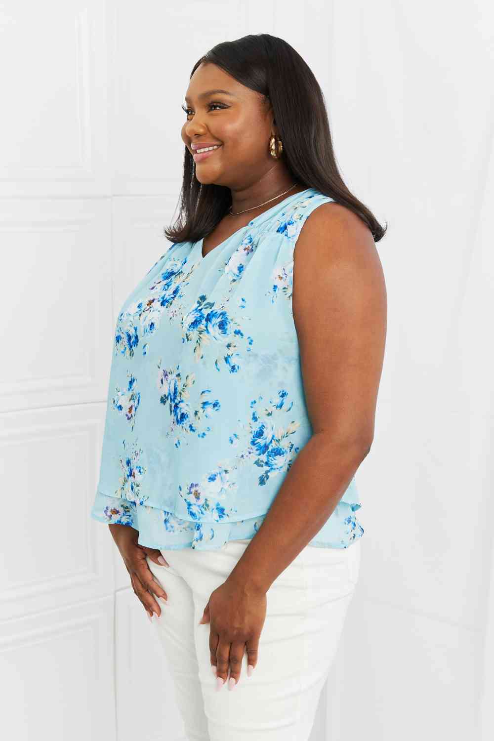 Off To Brunch Full Size Floral Tank Top - Tops - Shirts & Tops - 4 - 2024