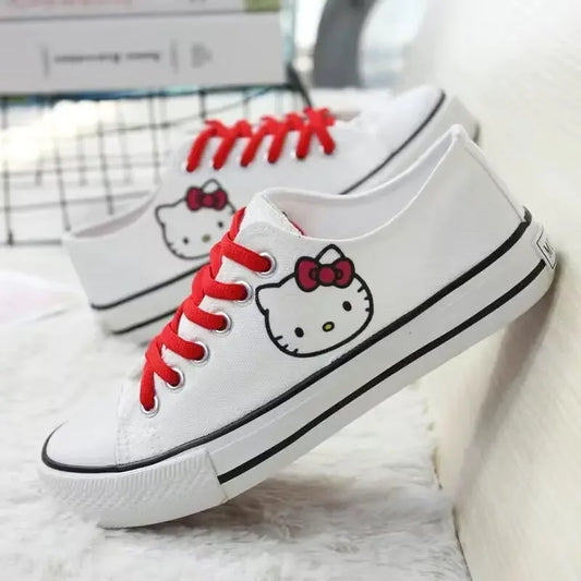 Hello Kitty Low-Top Classic Canvas Shoes - Unisex Skateboarding Shoes - 7 / 39 - Camis & Tops - Shoes - 2 - 2024