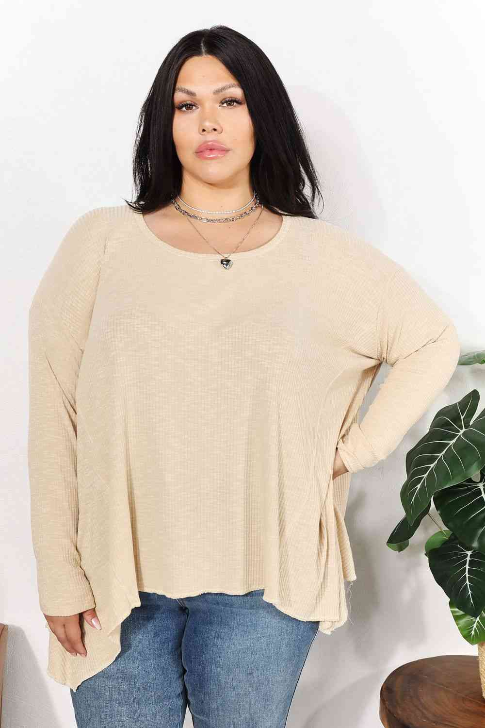 Oversized Super Soft Ribbed Top - Camis & Tops - Shirts & Tops - 7 - 2024