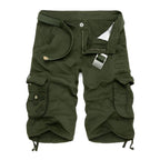 Military Camouflage Denim Cargo Shorts - Shorts - 12
