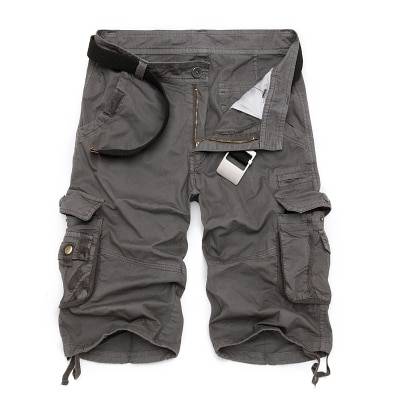 Military Camouflage Denim Cargo Shorts - Grey / 36 - Shorts - Shorts - 14 - 2024