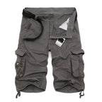 Military Camouflage Denim Cargo Shorts - Shorts - 14