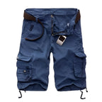 Military Camouflage Denim Cargo Shorts - Shorts - 15