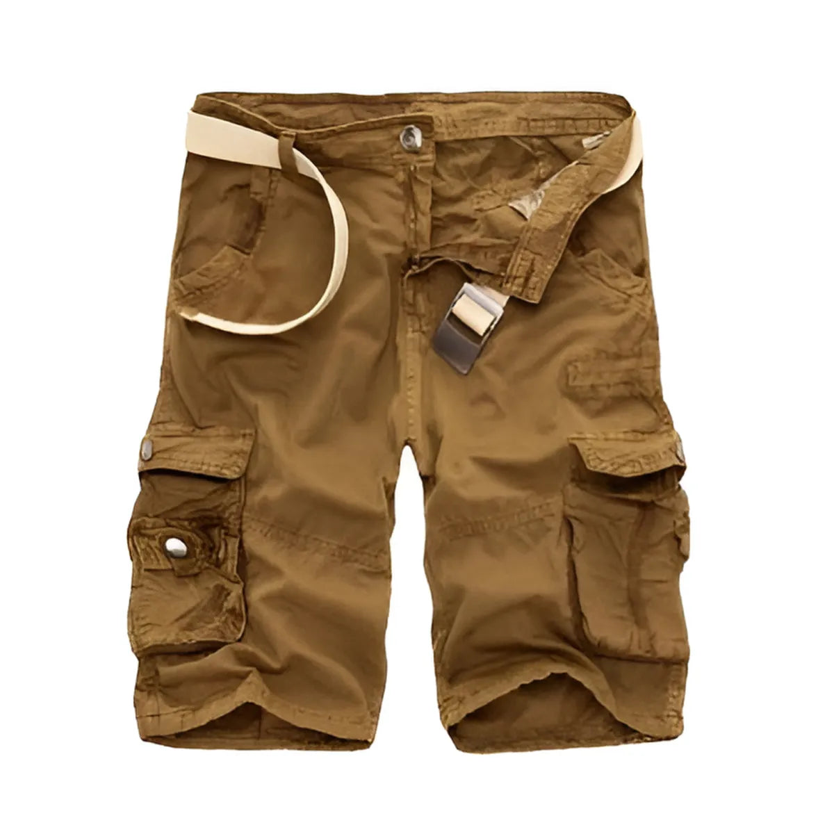Military Camouflage Denim Cargo Shorts - Shorts - 17