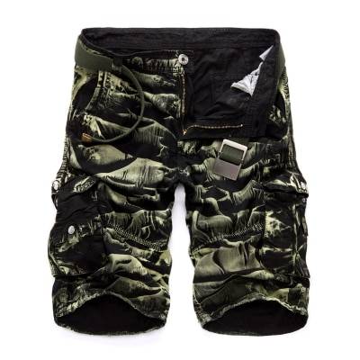 Military Camouflage Denim Cargo Shorts - BG Camo / 36 - Shorts - Shorts - 7 - 2024