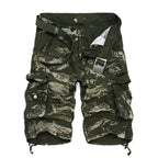 Military Camouflage Denim Cargo Shorts - Shorts - 8