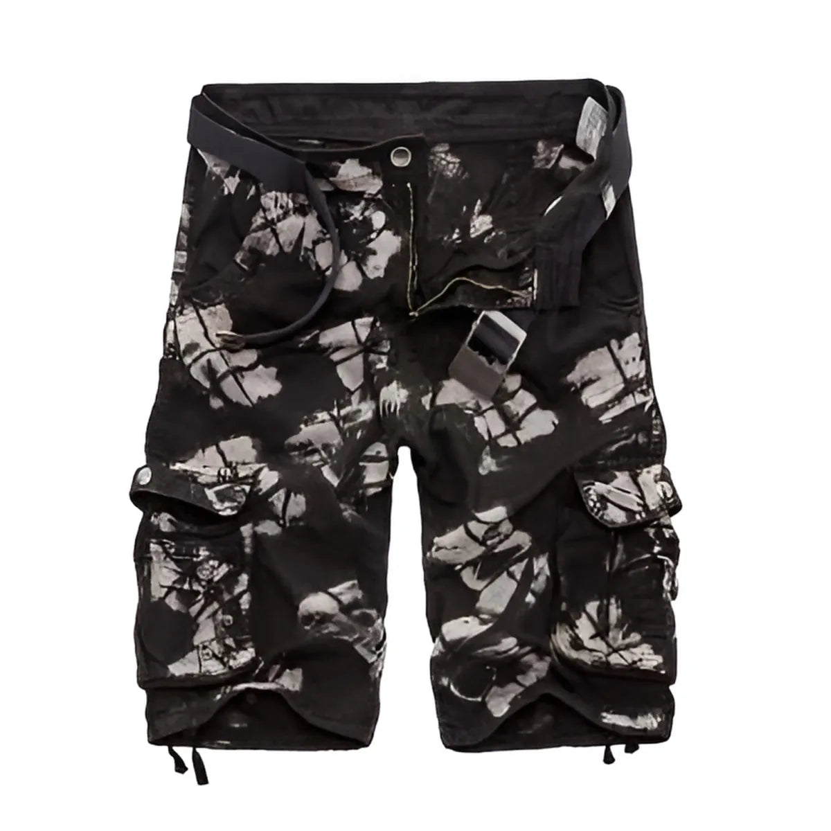 Military Camouflage Denim Cargo Shorts - Shorts - 9
