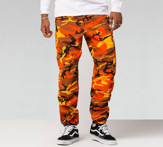 Camouflage Print Cargo Pants - Bottoms - Pants - 1 - 2024