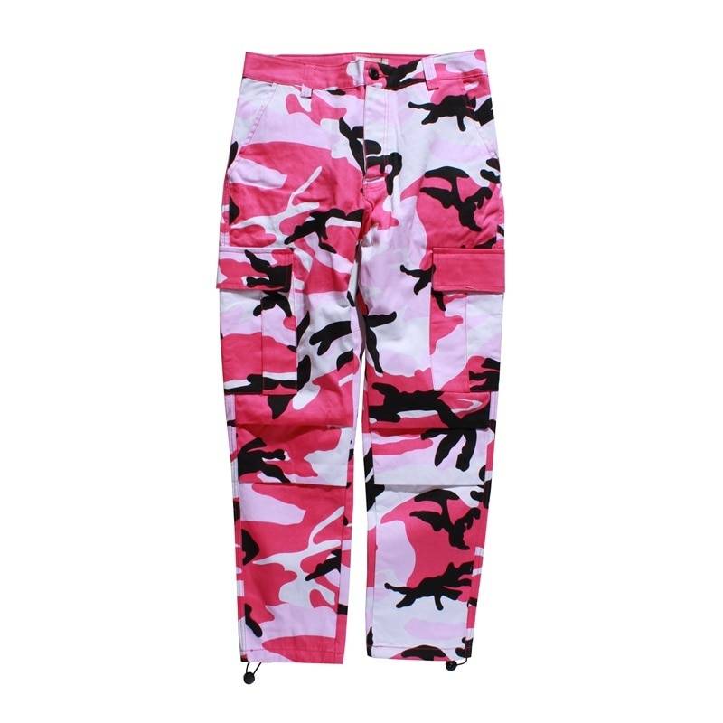 Camouflage Print Cargo Pants - Pink / XXL - Bottoms - Pants - 12 - 2024