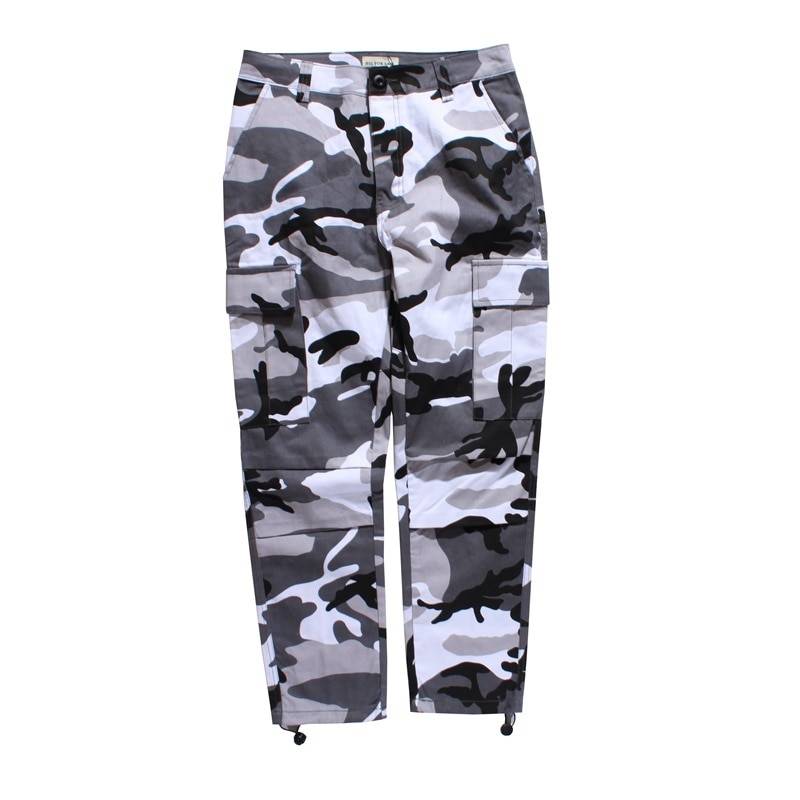 Camouflage Print Cargo Pants - Gray / XXL - Bottoms - Pants - 14 - 2024