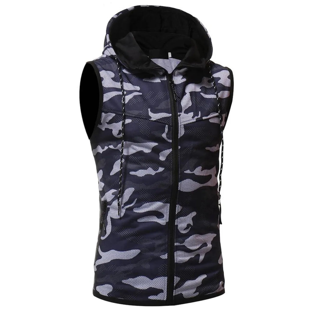 Camouflage Sleeveless Shirt - T-Shirts - 16