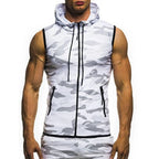 Camouflage Sleeveless Shirt - T-Shirts - 24