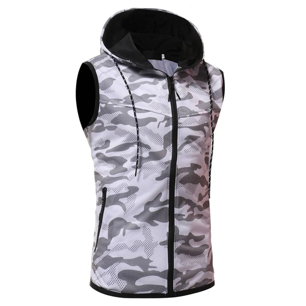 Camouflage Sleeveless Shirt - T-Shirts - 8