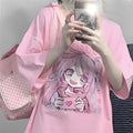 Candy Blush Anime Tee – Sweetheart Manga T-Shirt - T-Shirts - 6